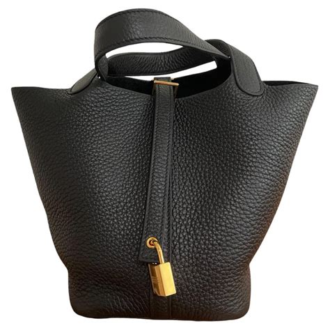 hermes picotin black 18|hermes picotin lock 18cm.